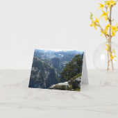 Yosemite Mountain-Uitzicht in het Nationaal Park Y Kaart (Gele Bloem)