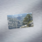 Yosemite Mountain-Uitzicht in het Nationaal Park Y Magnetisch Visitekaartje (Voorbeeld)
