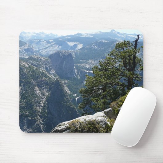 Yosemite Mountain-Uitzicht in het Nationaal Park Y Muismat (Met muis)