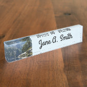 Yosemite Mountain-Uitzicht in het Nationaal Park Y Naambordje (Zijkant)