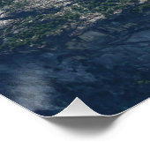 Yosemite Mountain-Uitzicht in het Nationaal Park Y Poster (Hoek)