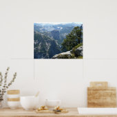 Yosemite Mountain-Uitzicht in het Nationaal Park Y Poster (Keuken)