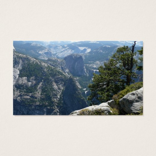 Yosemite Mountain-Uitzicht in het Nationaal Park Y Visitekaartje (Achterkant)