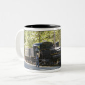 Yosemite Mt. Sugar Pine RR Tweekleurige Koffiemok (Voorkant links)