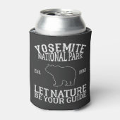 Yosemite nationaal park outdoor zwart blikjeskoeler (Blikje Voorkant)