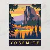 Yosemite, Nationaal Park, Verenigde Staten, Reizen Briefkaart (Voorkant)