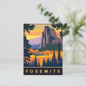 Yosemite, Nationaal Park, VS, Reizen Briefkaart (Staand voorkant)