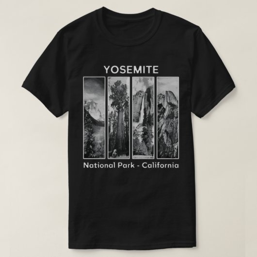 Yosemite National Park 1890 Wilderness T-shirt (Design voorkant)