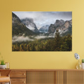 Yosemite National Park (60" x 40") Canvas Afdruk (Insitu (Woonkamer))