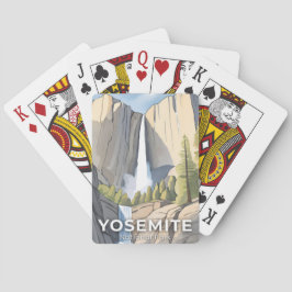 Yosemite National Park | Aquarel Reizen Pokerkaarten