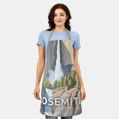 Yosemite National Park | Aquarel Reizen Schort (Gedragen)