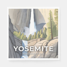 Yosemite National Park | Aquarel Reizen Servet