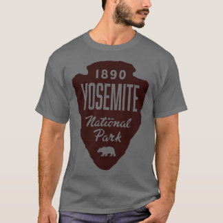 Yosemite National Park Beer Arrowhead Brown T-shirt