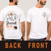 Yosemite National Park Beer Minimalistische berg T-shirt