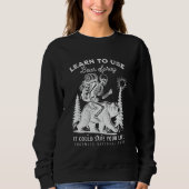 Yosemite National Park Beer Spray Funny Hiking Cam Trui (Voorkant)