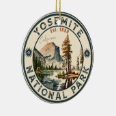 Yosemite National Park  Bergsouvenirs Keramisch Ornament (Rechts)