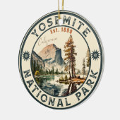 Yosemite National Park Bergsouvenirs Keramisch Ornament (Links)