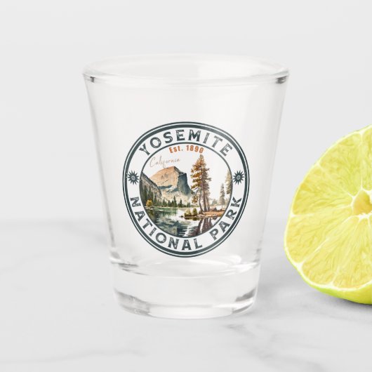 Yosemite National Park  Bergsouvenirs Shot Glas (Voorkant)