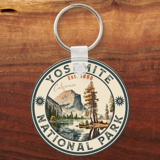 Yosemite National Park  Bergsouvenirs Sleutelhanger (Voorkant)