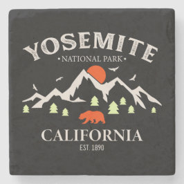 Yosemite National Park  Bergsouvenirs Stenen Onderzetter