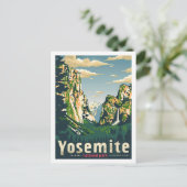Yosemite National Park beroemde reisplaats Briefkaart (Staand voorkant)
