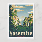 Yosemite National Park beroemde reisplaats Briefkaart (Voorkant)