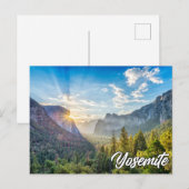 Yosemite National Park, bij zonsopgang Briefkaart (Voorkant / Achterkant)