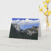 Yosemite National Park Blank Wenskaart Kaart (Gele Bloem)