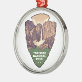 Yosemite National Park Bridalveil Fall Arrowhead Metalen Ornament (Links)