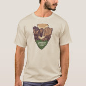 Yosemite National Park Bridalveil Fall Arrowhead T-shirt (Voorkant)
