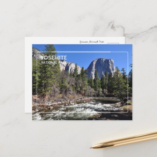 Yosemite National Park Briefkaart (Voorkant / Achterkant in situ)