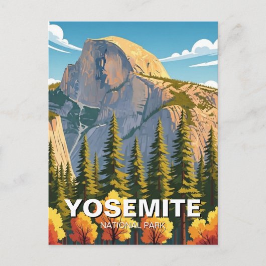 Yosemite National Park Briefkaart (Voorkant)