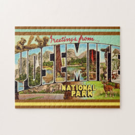 Yosemite National Park Briefkaart Legpuzzel