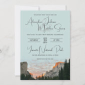 Yosemite National Park bruiloft Kaart (Voorkant)