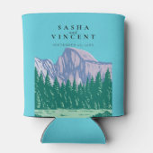 Yosemite National Park Bruiloft Retro Blikjeskoeler (Achterkant)