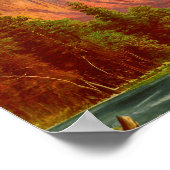 Yosemite National Park Bruiloft Vintage Welkom Poster (Hoek)