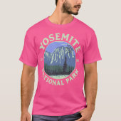 Yosemite National Park Ca California Hikin T-shirt (Voorkant)