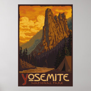 Yosemite National Park, CA - Sentinel Rock Poster