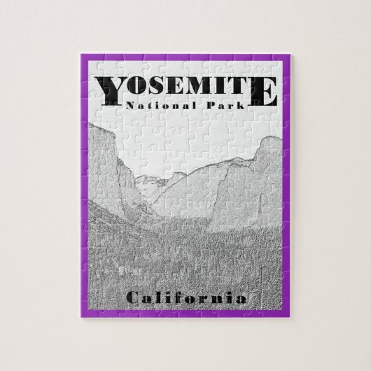 Yosemite National Park California - 8x10 - 110 stu Legpuzzel (Verticaal)