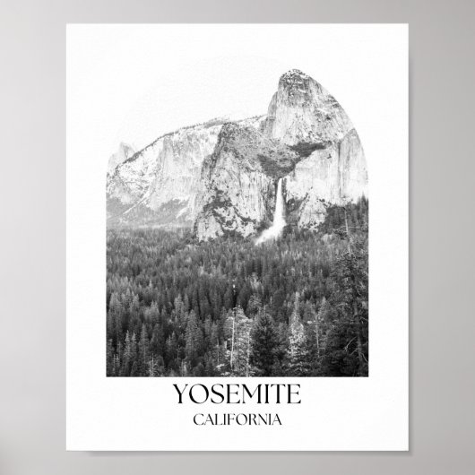 Yosemite National Park California Arch Fotoprint Poster (Voorkant)