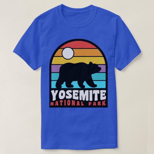 Yosemite National Park California Beer Badge T-shirt (Design voorkant)