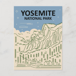 Yosemite National Park California Briefkaart