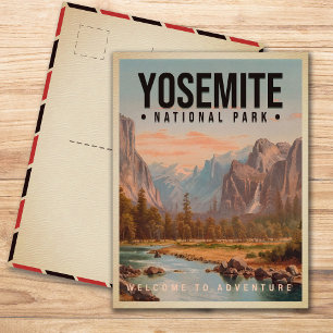 Yosemite National Park California  Briefkaart
