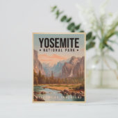 Yosemite National Park California  Briefkaart (Staand voorkant)