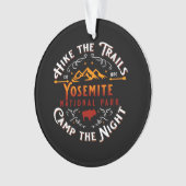 Yosemite National Park California Hiking Camping Ornament (voorkant)