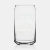 Yosemite National Park California Hiking Gradient Blikvorm Glas (Achterkant)