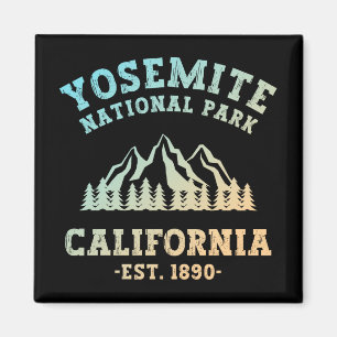 Yosemite National Park California Hiking Gradient Magneet