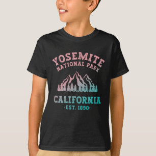 Yosemite National Park California Hiking Gradient T-shirt