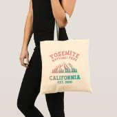 Yosemite National Park California Hiking Gradient Tote Bag (Voorkant (product))