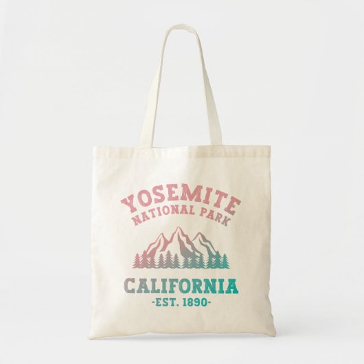 Yosemite National Park California Hiking Gradient Tote Bag (Voorkant)